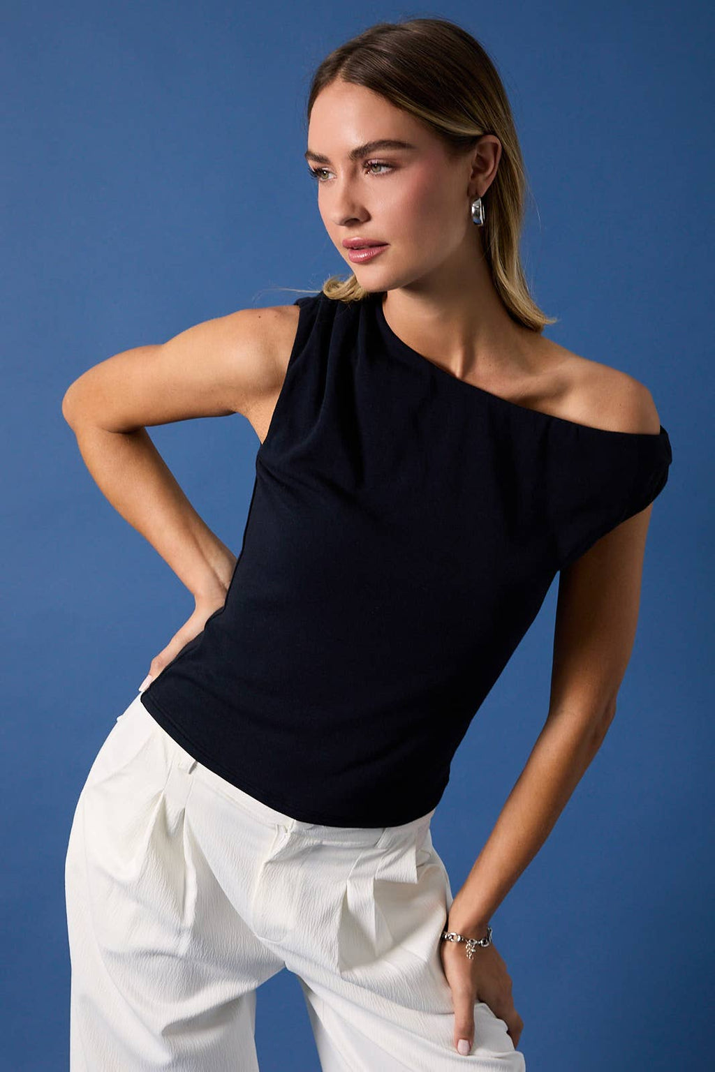 Camille One-Shoulder Top