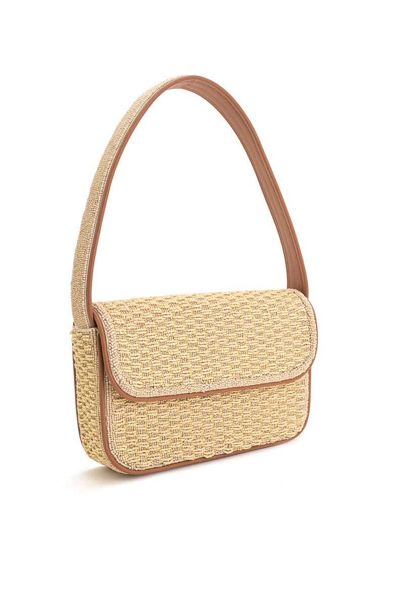 Sienna Woven Shoulder Bag