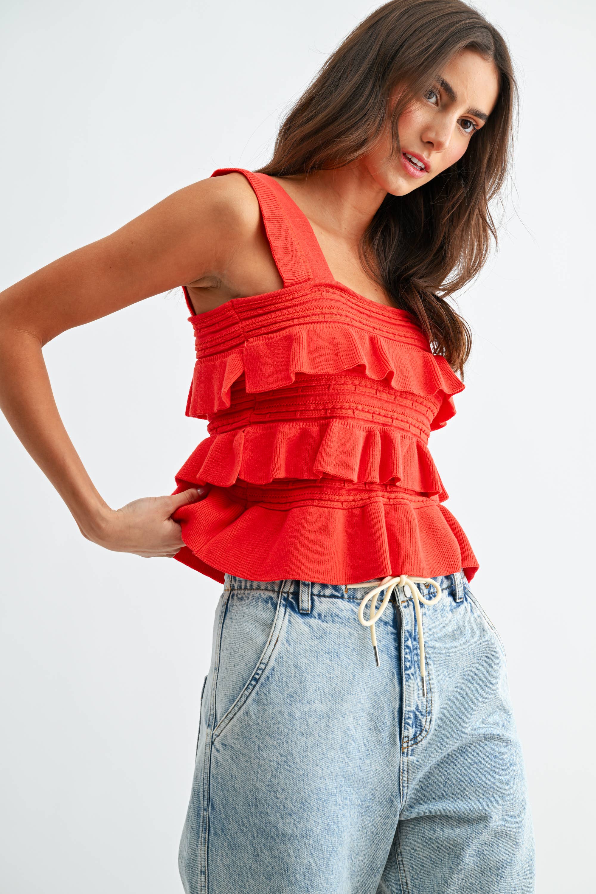 Rosalie Ruffle Tank