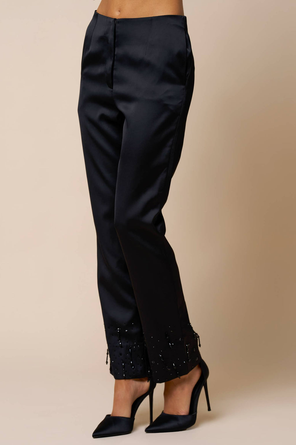 Bianca Satin Embellished Pant