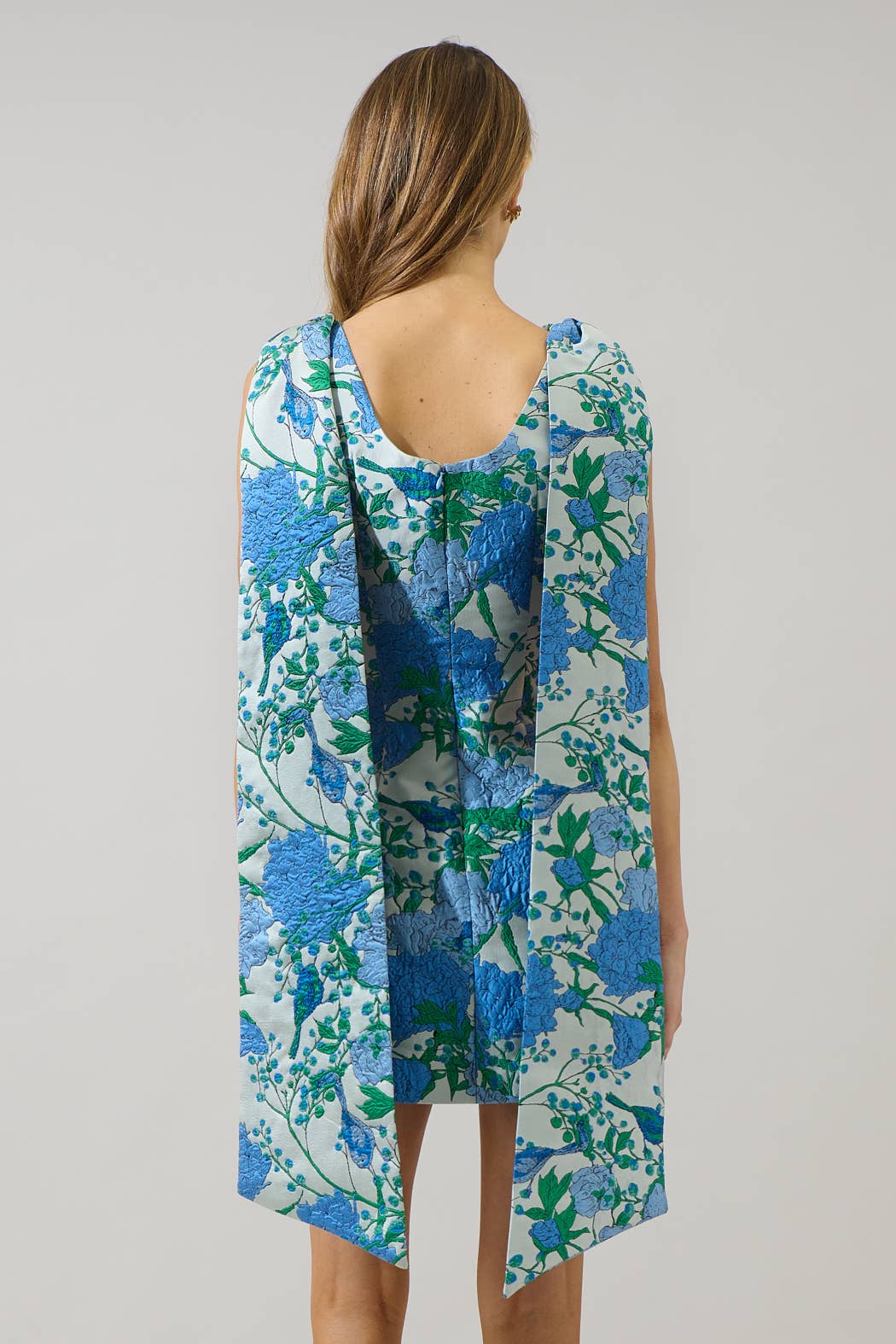 Seraphina Floral Cape Dress