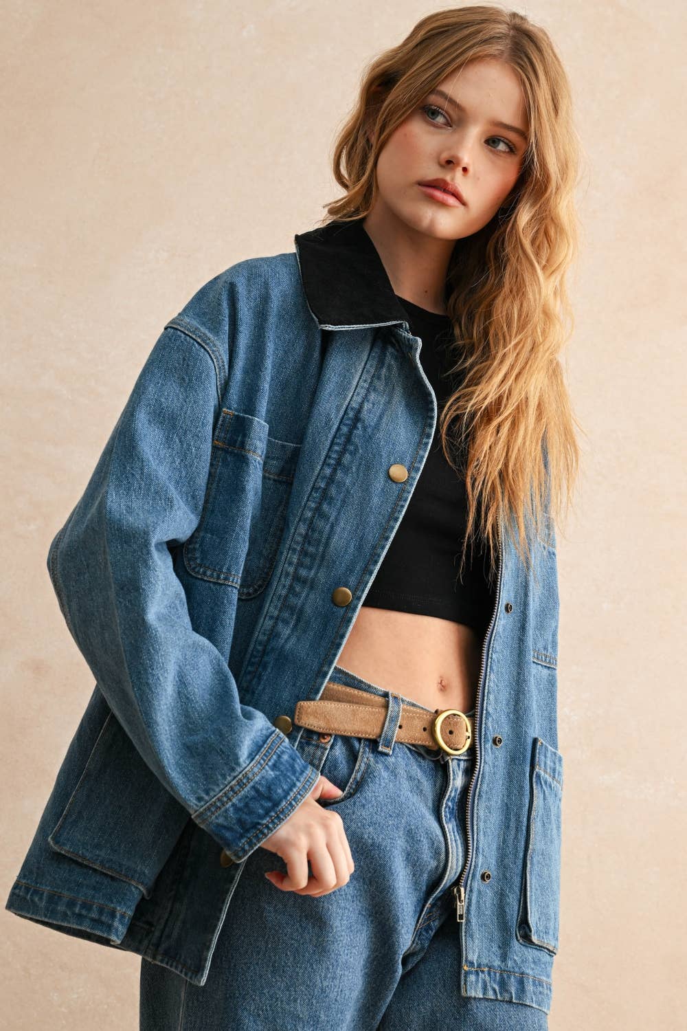 Harper Denim Utility Jacket