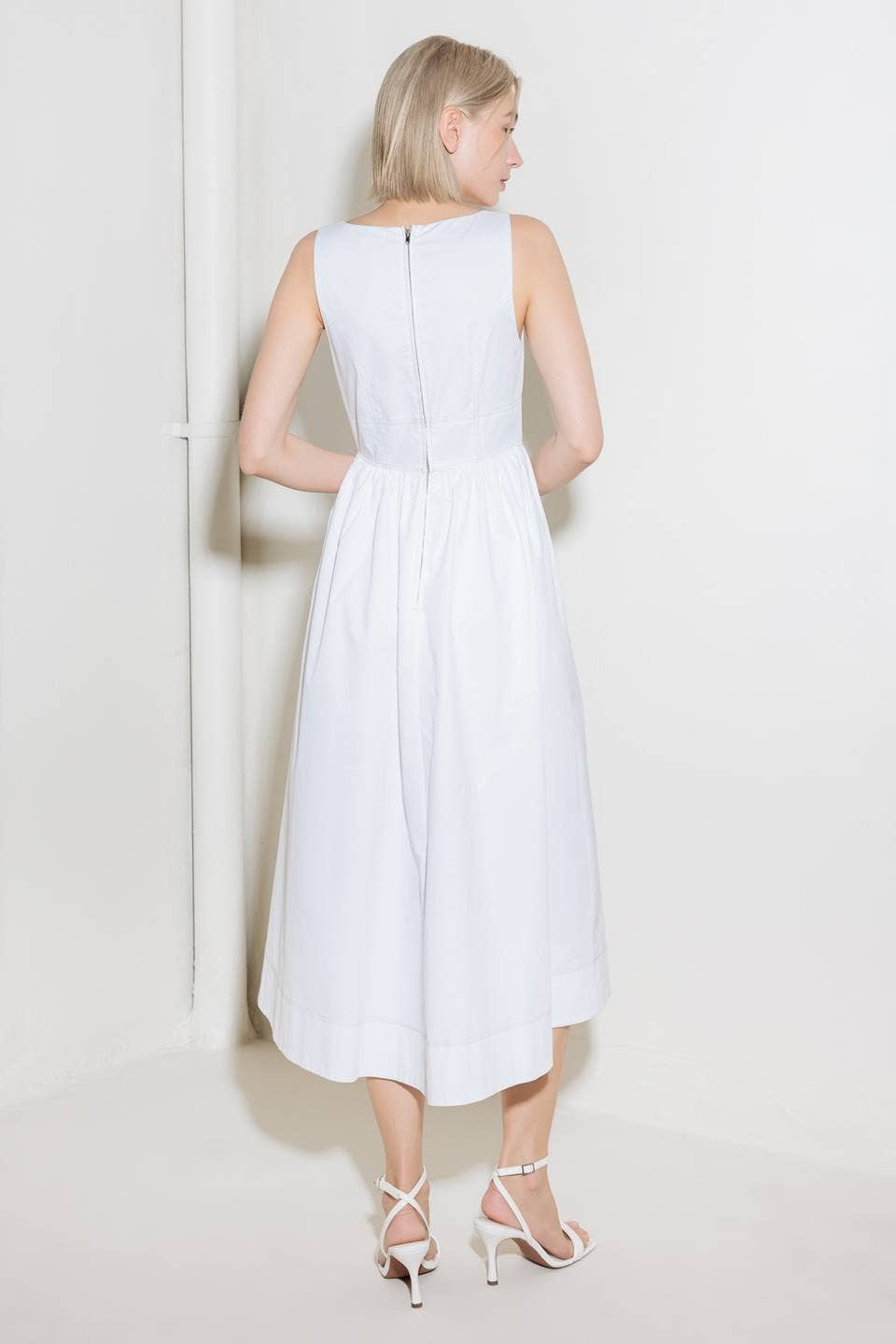 Clara Poplin Midi Dress