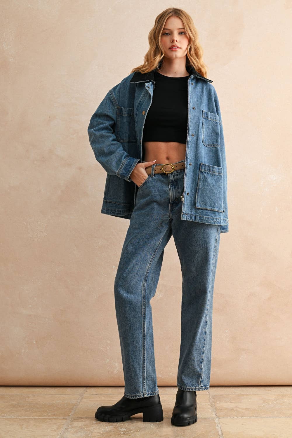 Harper Denim Utility Jacket