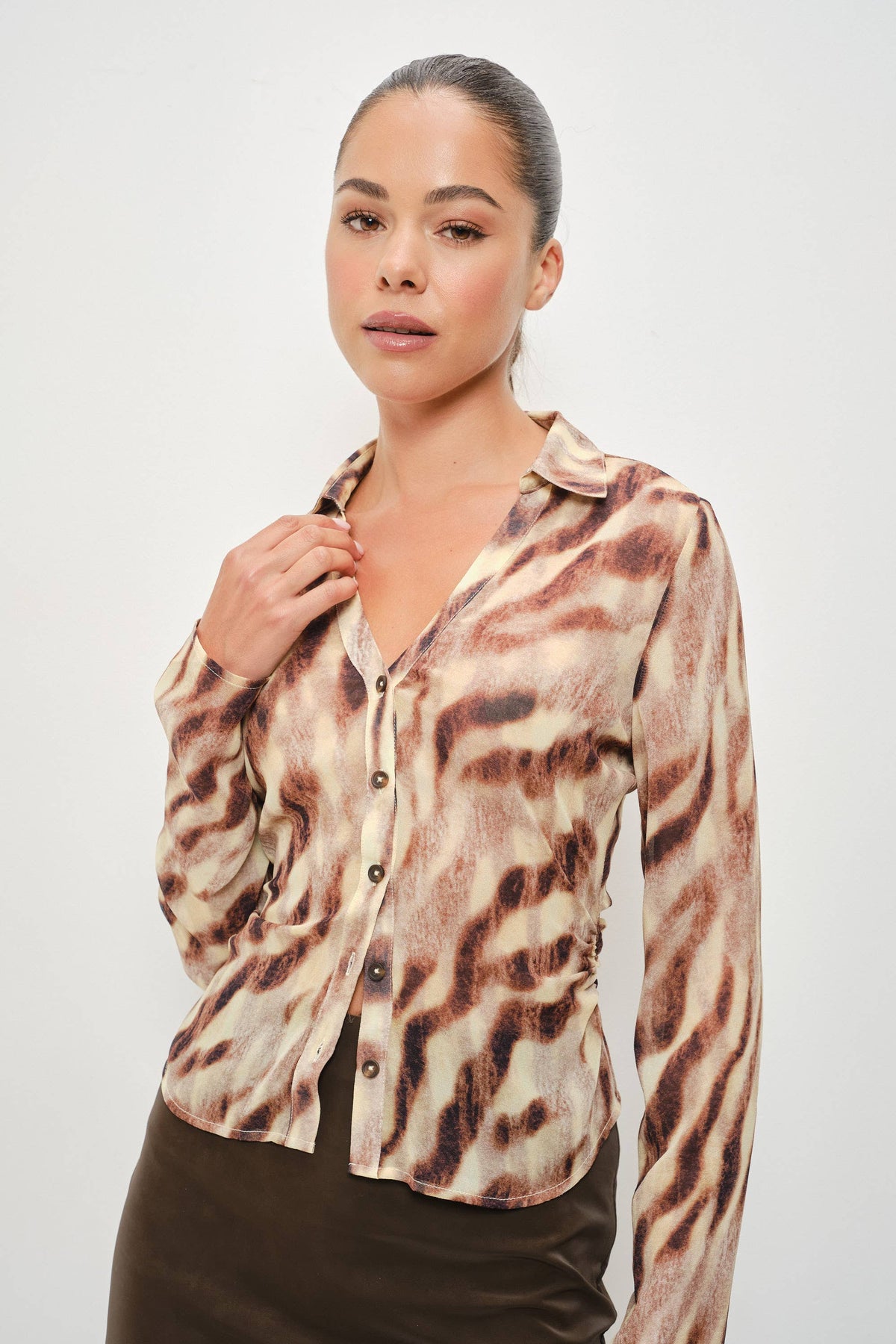 Gilda Button Front Shirt