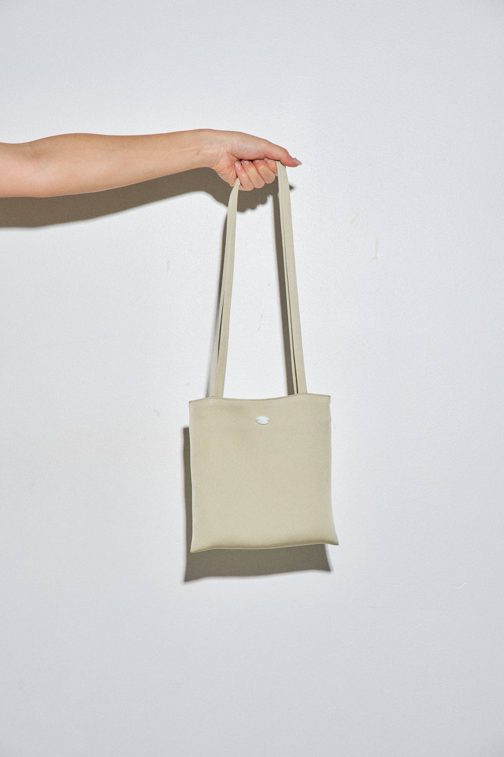 Leda Satin-Finish Tote Bag