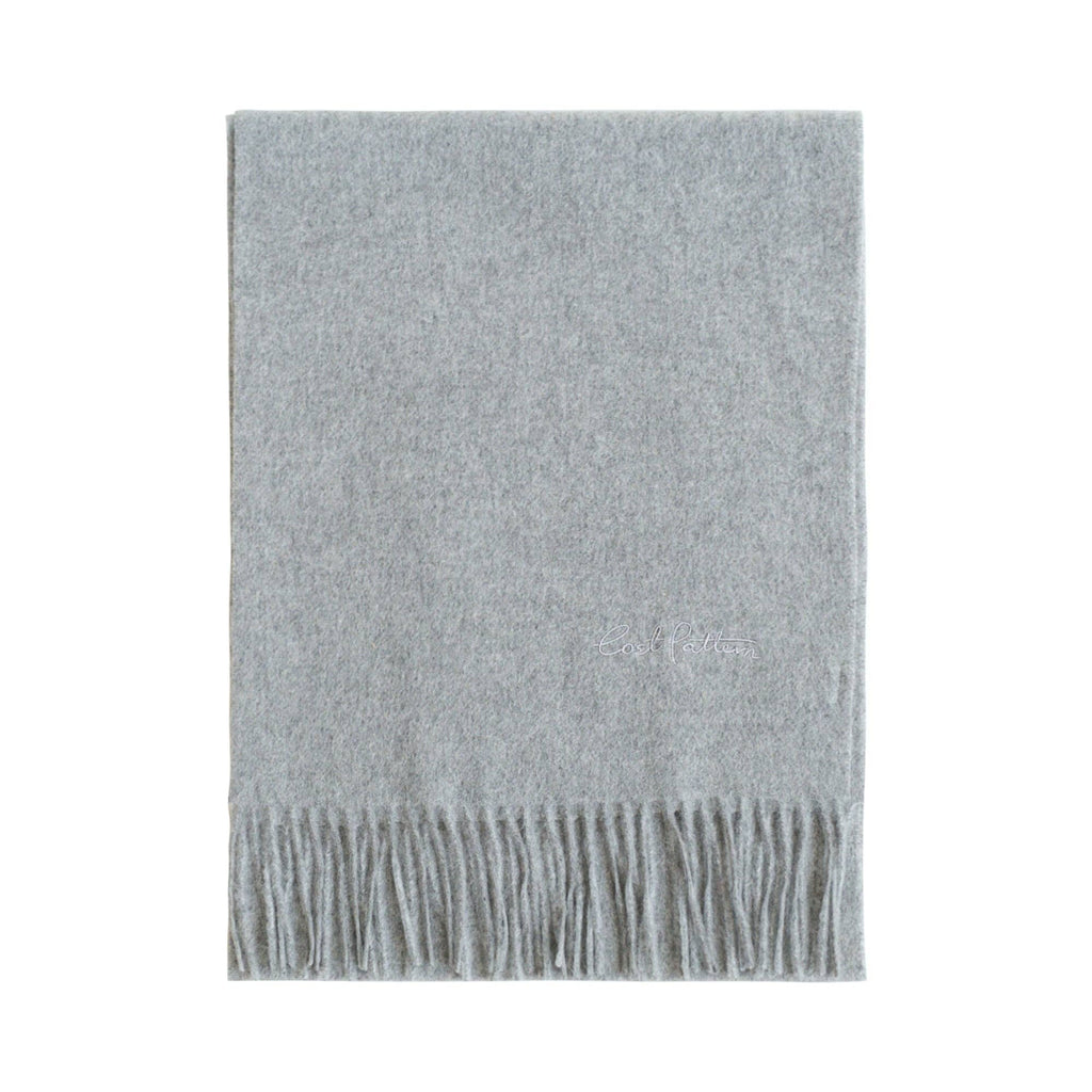"Lost in Warmth" Classic Cashmere Scarf - Grey