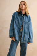 Harper Denim Utility Jacket