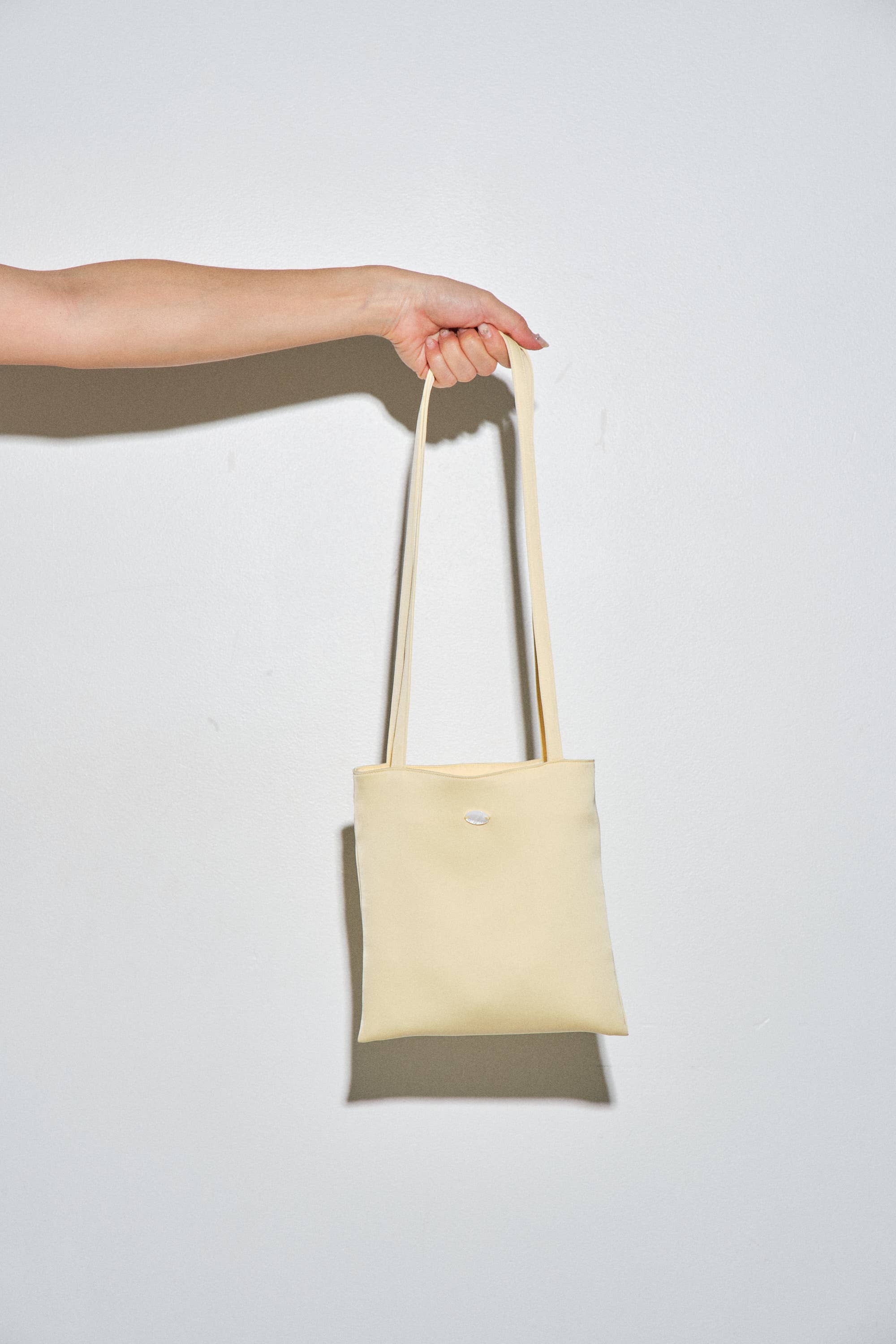 Leda Satin-Finish Tote Bag
