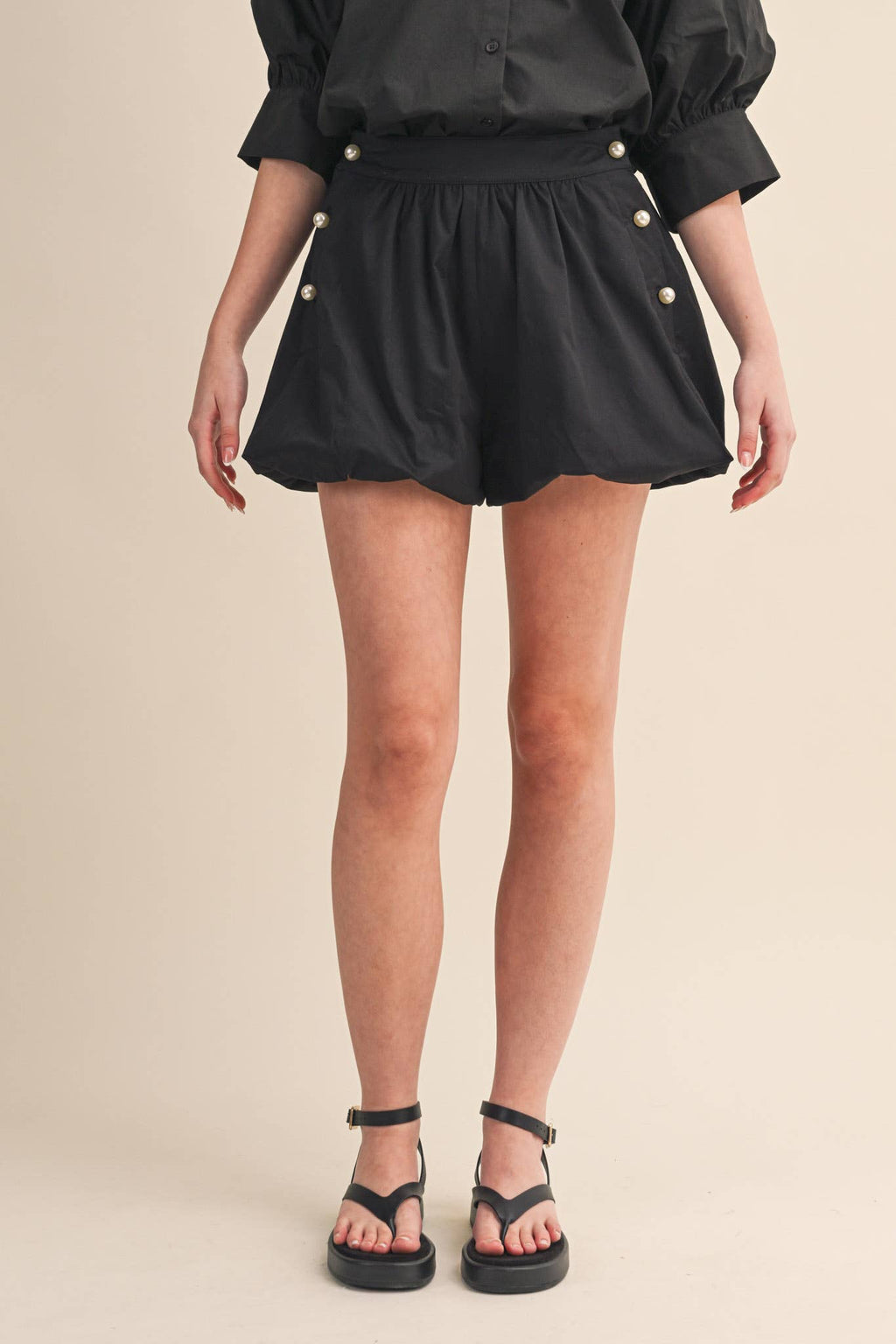 Lennox Bubble Hem Shorts