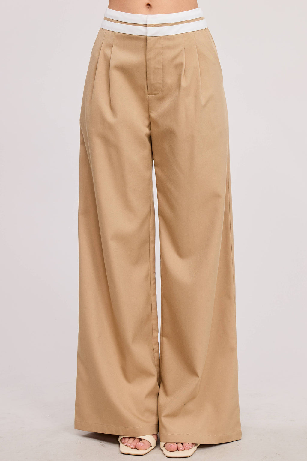 Elodie Contrast Waist Trouser