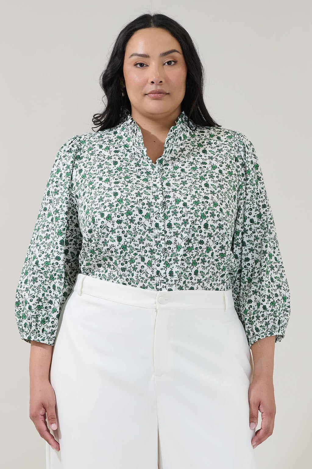 Berty Button Down Curve
