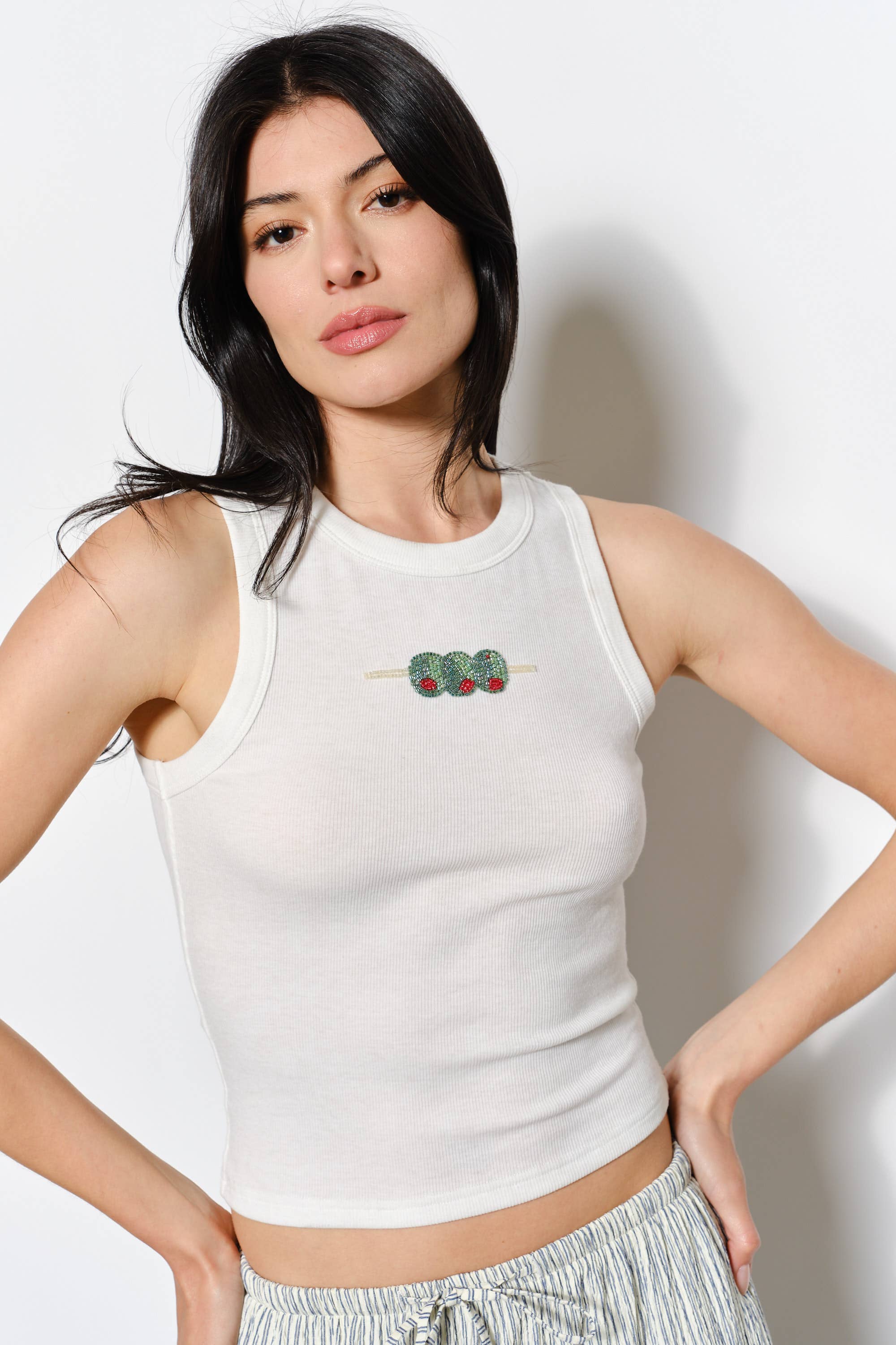 Ozzy Olive Bead Tank