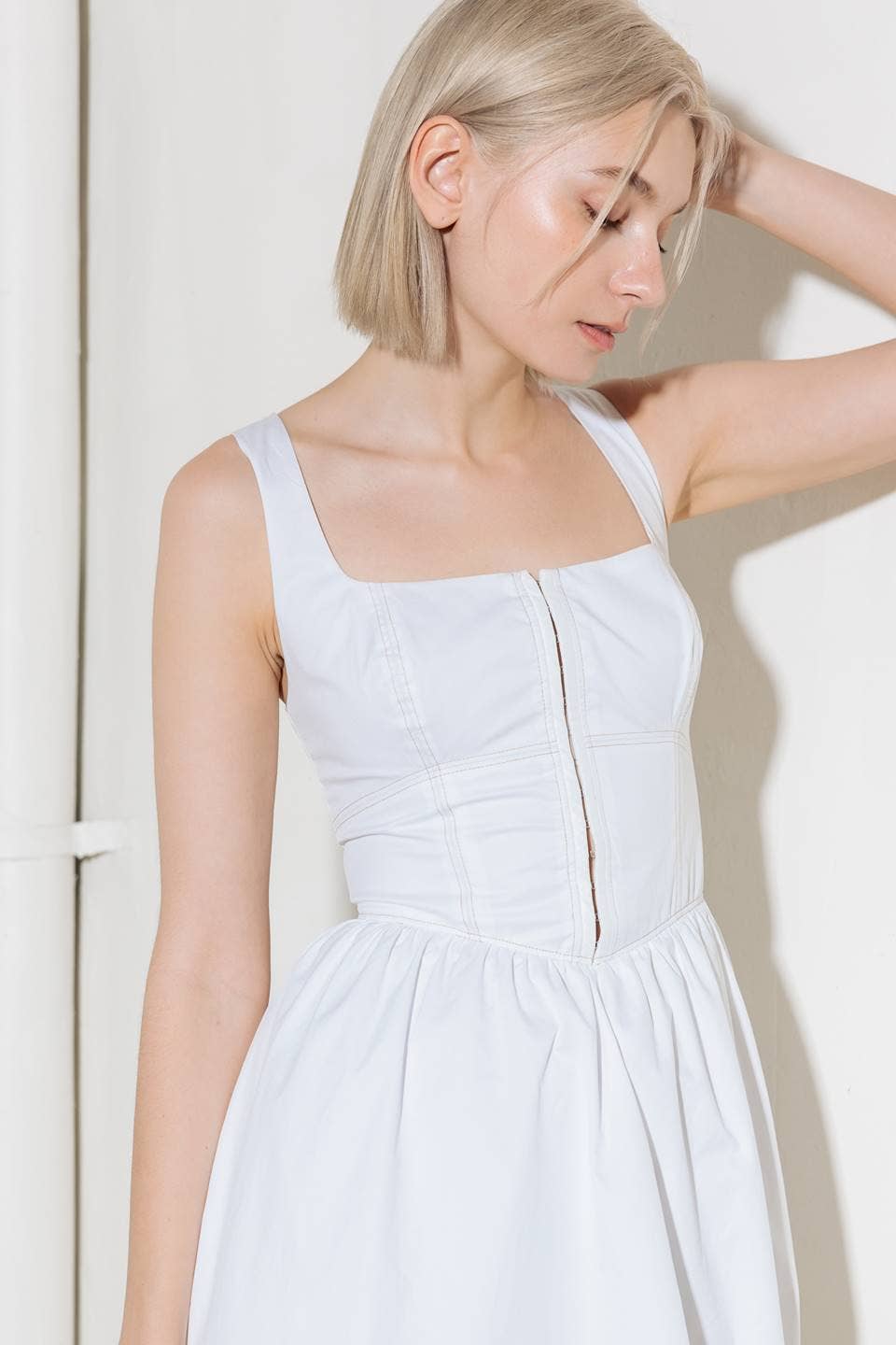 Clara Poplin Midi Dress