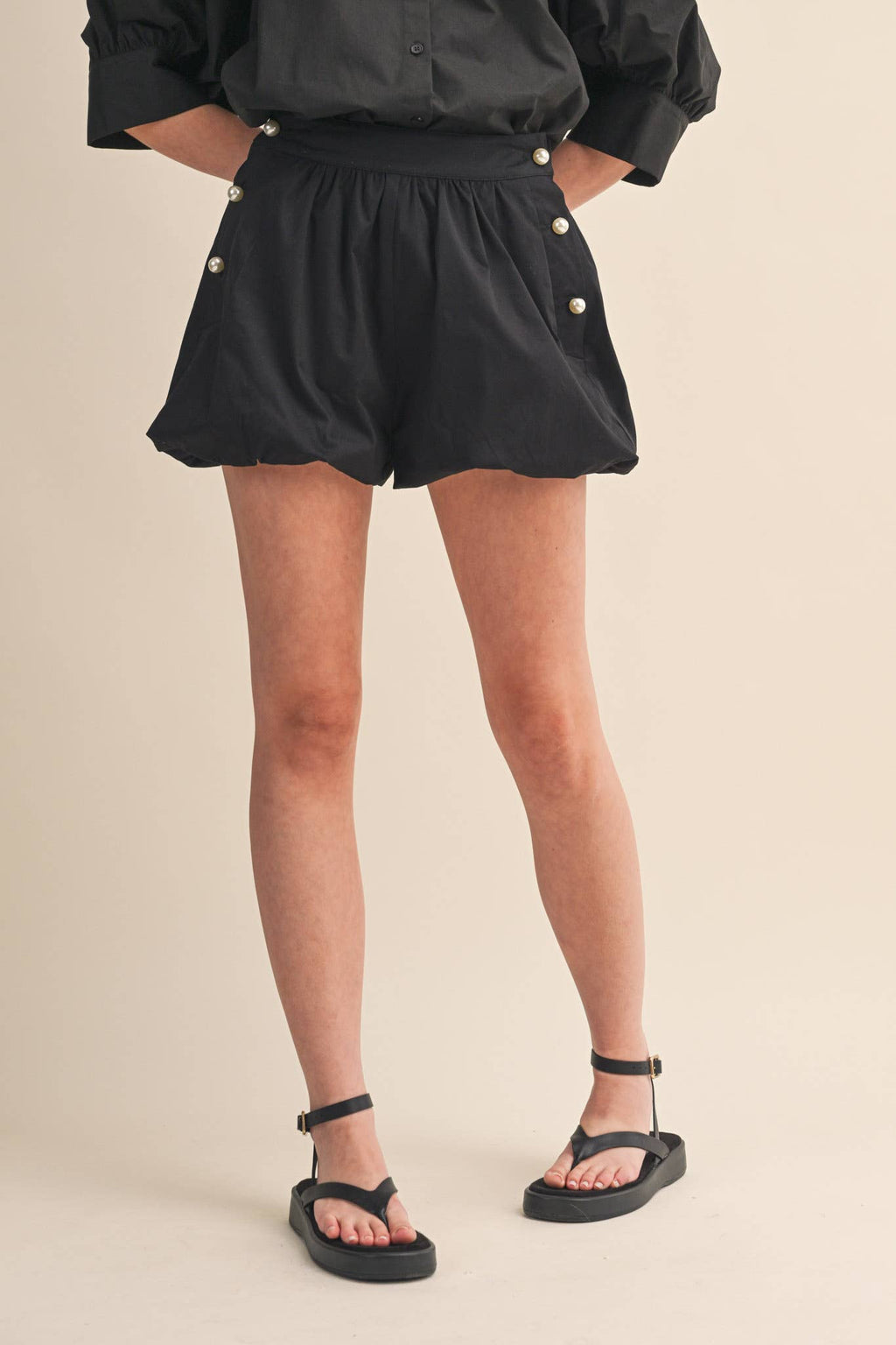 Lennox Bubble Hem Shorts