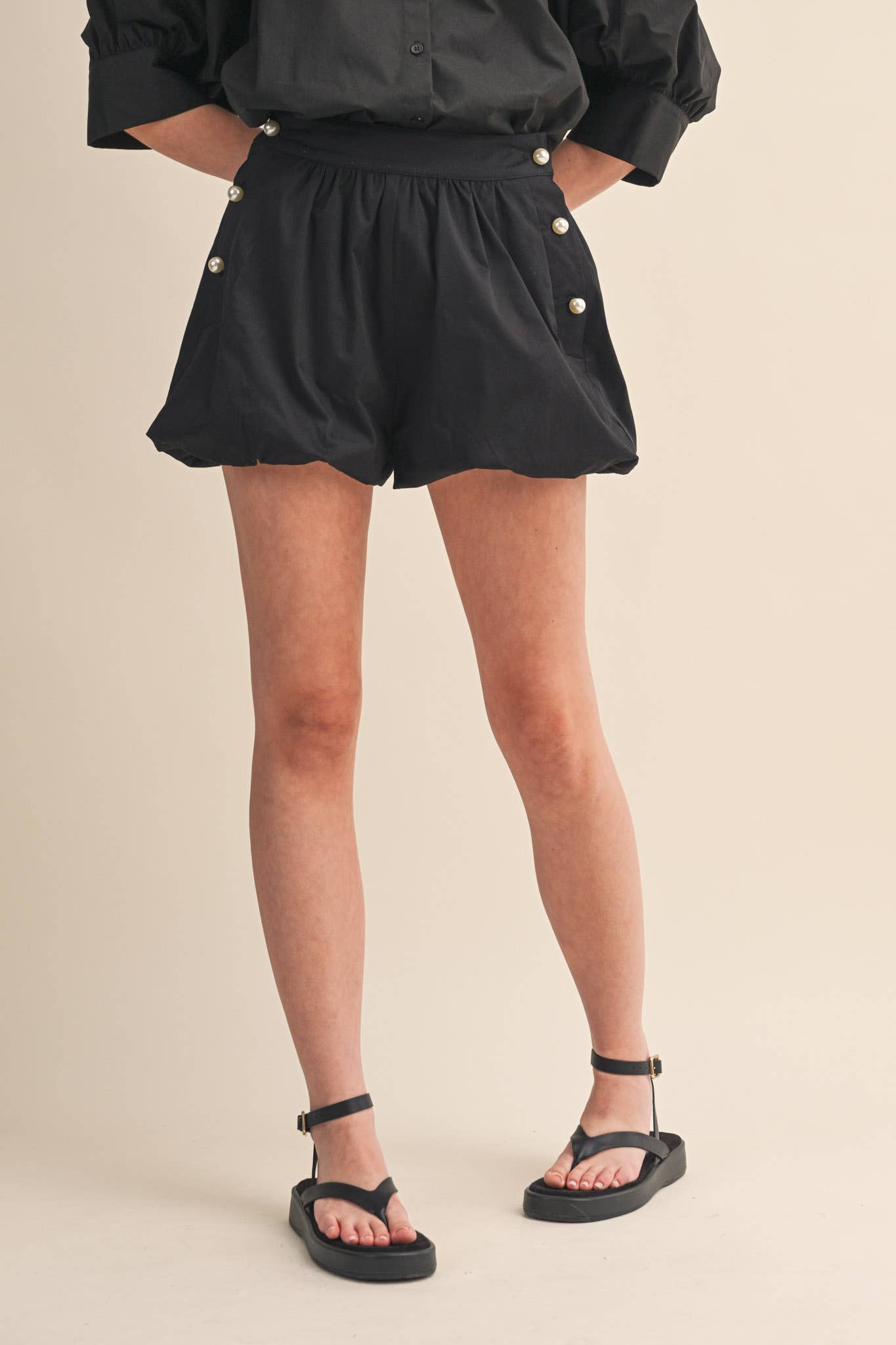 Lennox Bubble Hem Shorts