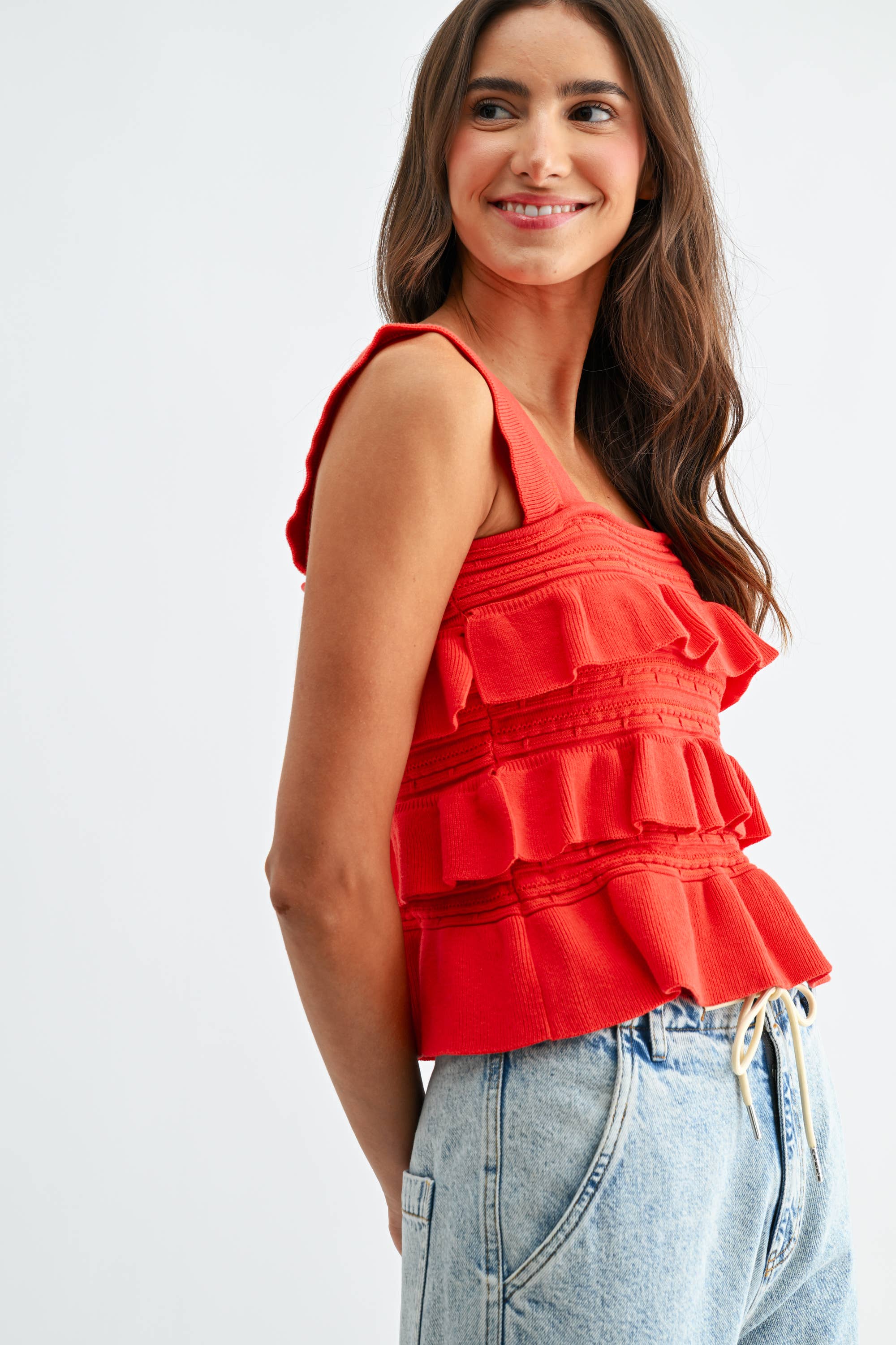 Rosalie Ruffle Tank