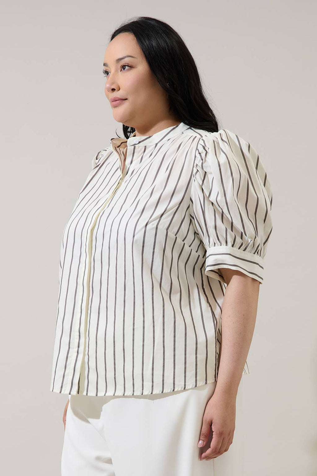 Kamara Stripe Top Curve