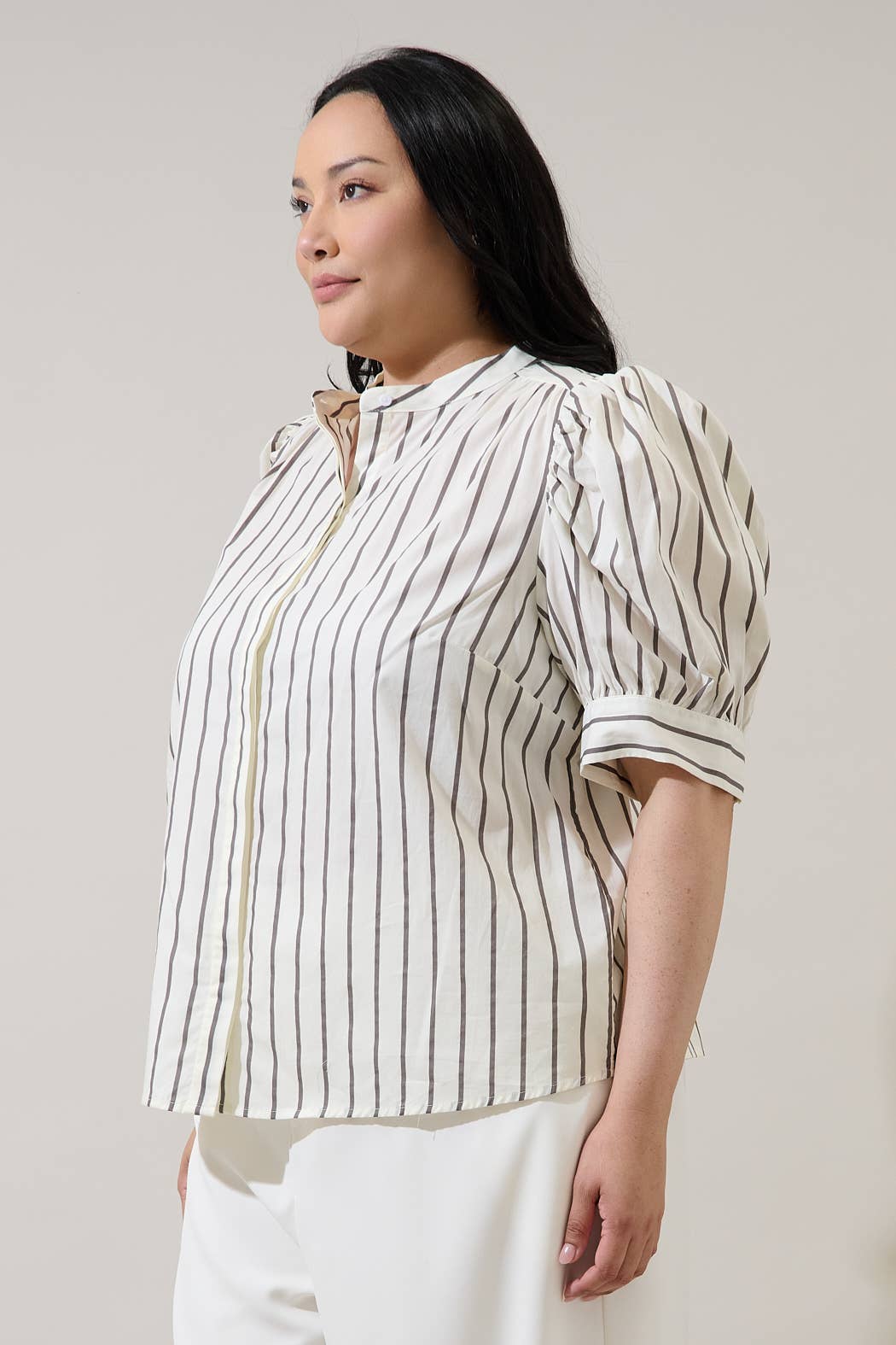 Kamara Stripe Top Curve