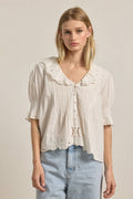Eloise Lace Collar Blouse