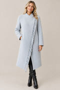 Annelise Fringe Wool Coat