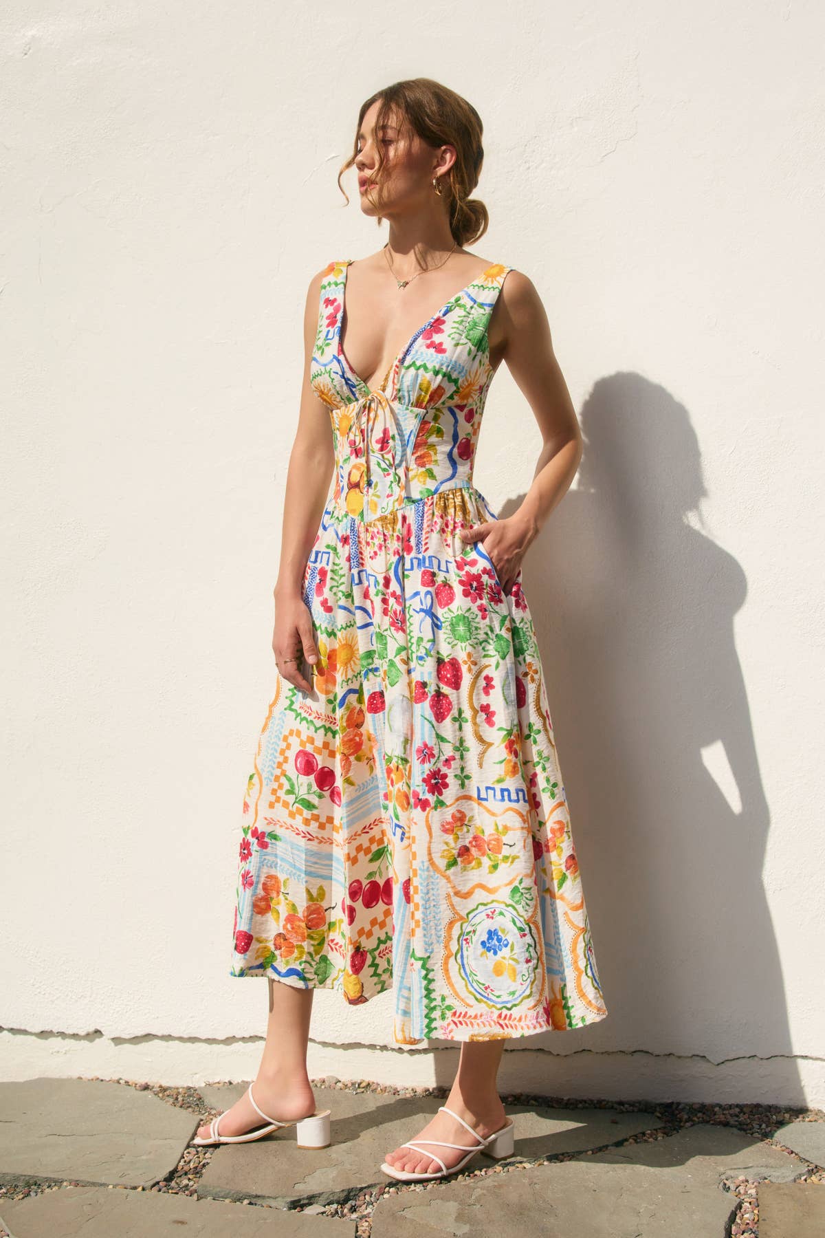 Isla Mediterranean Midi Dress