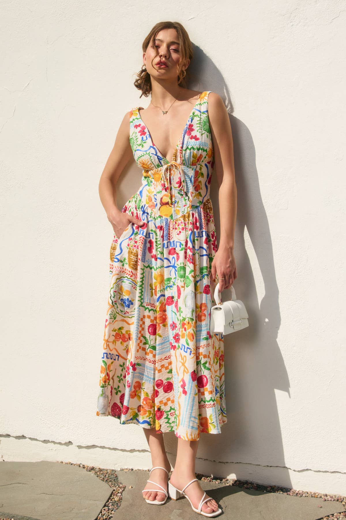 Isla Mediterranean Midi Dress