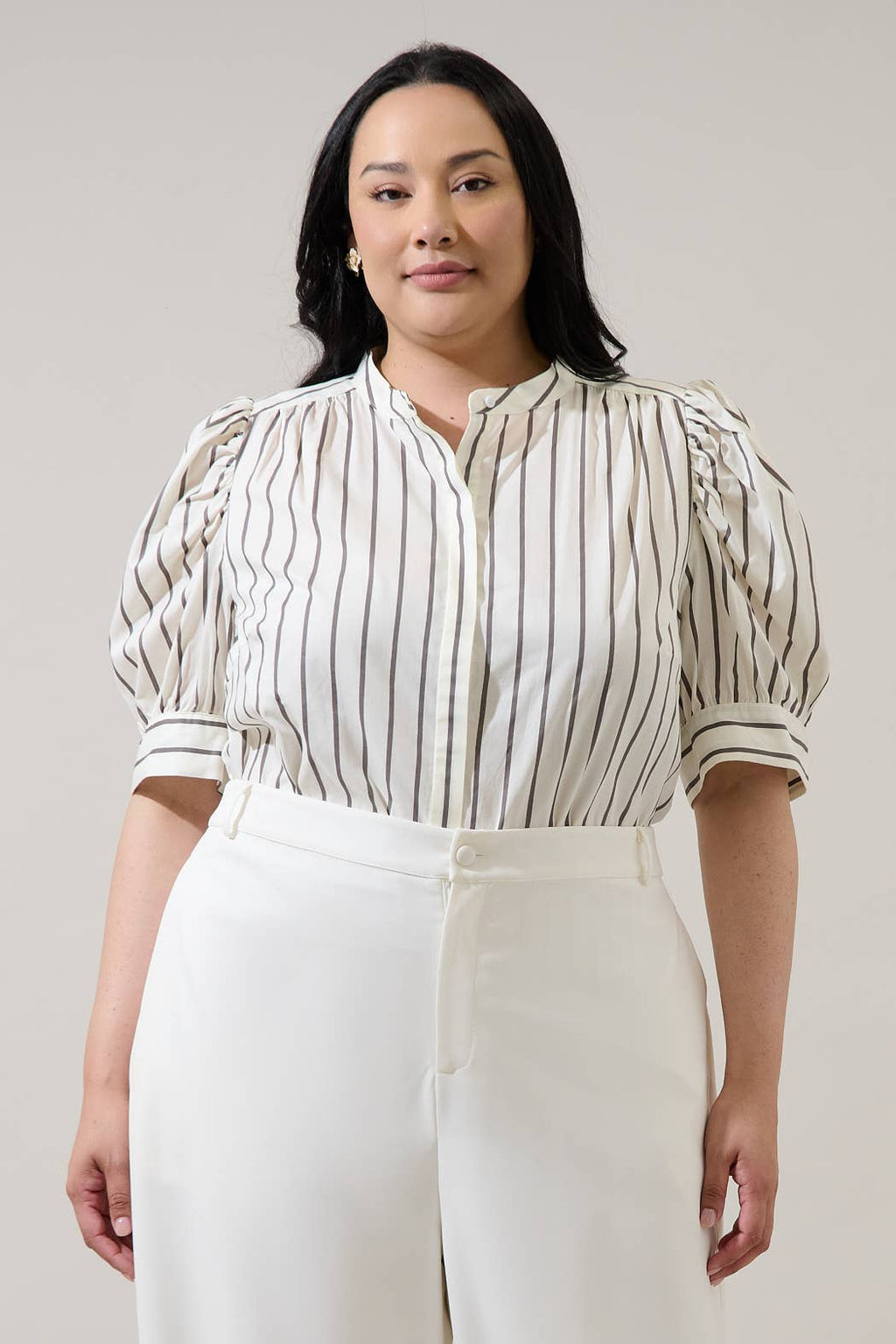Kamara Stripe Top Curve