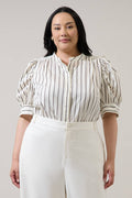 Kamara Stripe Top Curve