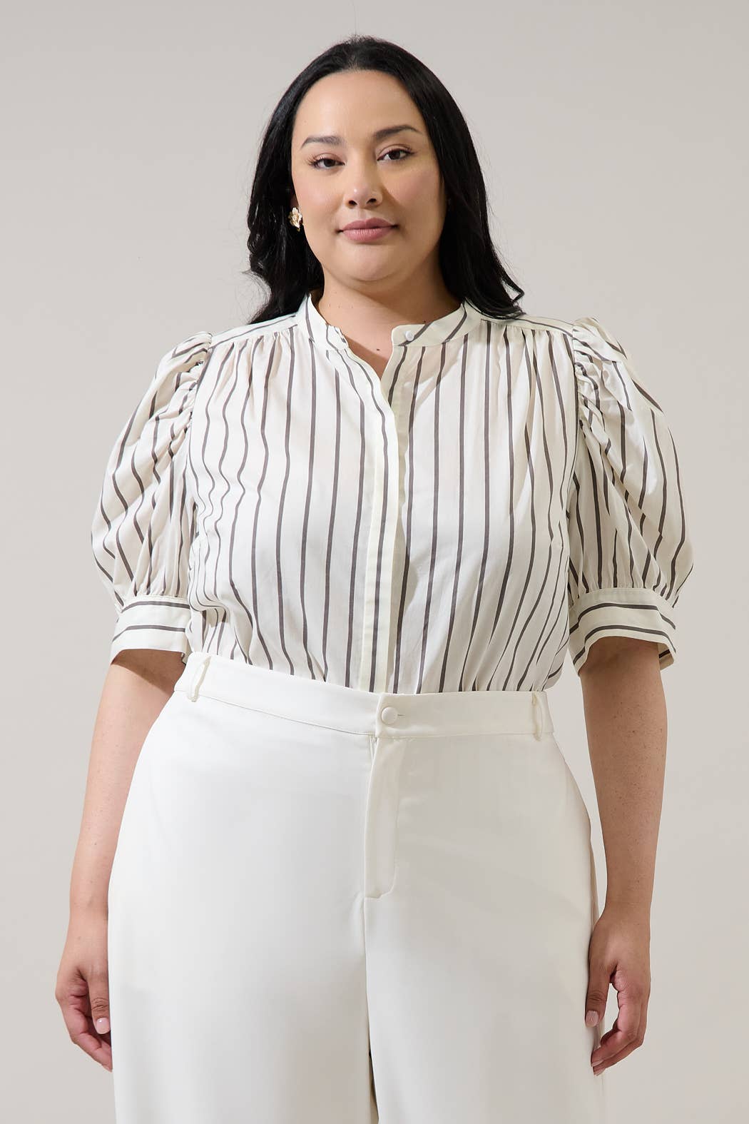 Kamara Stripe Top Curve