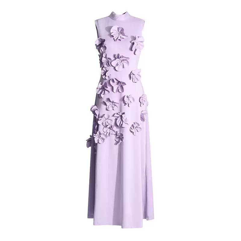 The Liliana Floral Appliqué Gown