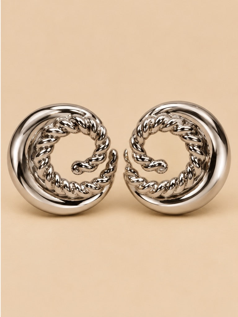 Matilda Coil Stud Earrings