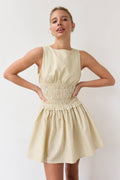 Delphine Pinstripe Mini Dress