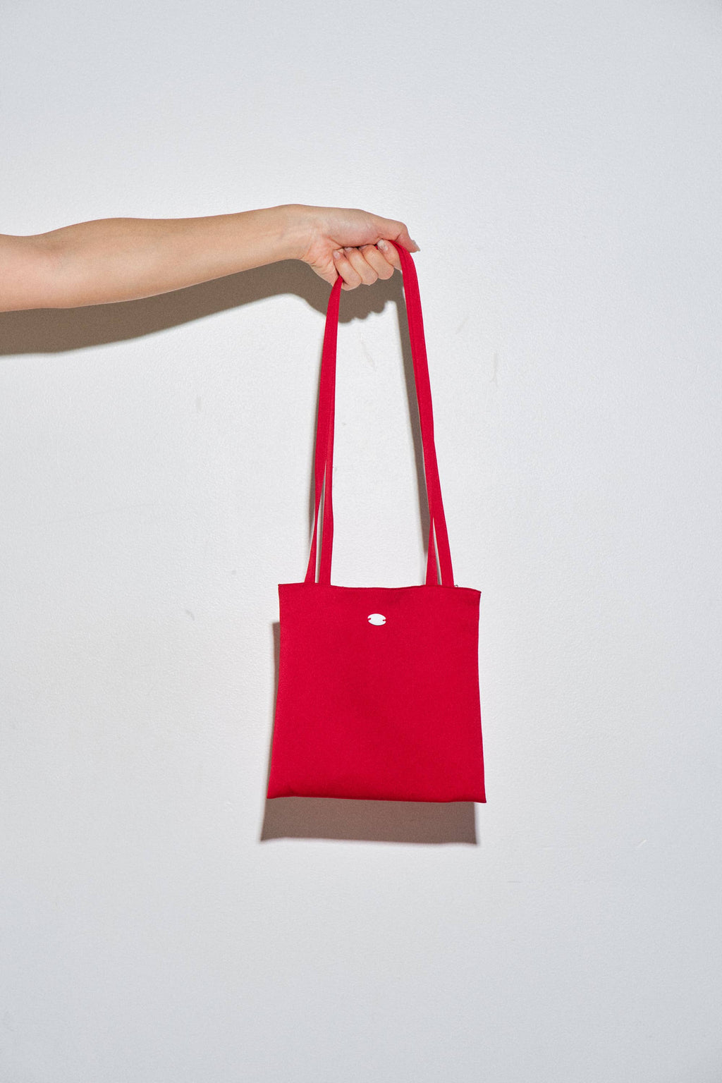 Leda Satin-Finish Tote Bag