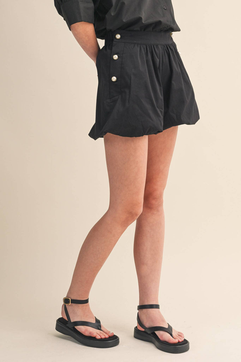 Lennox Bubble Hem Shorts