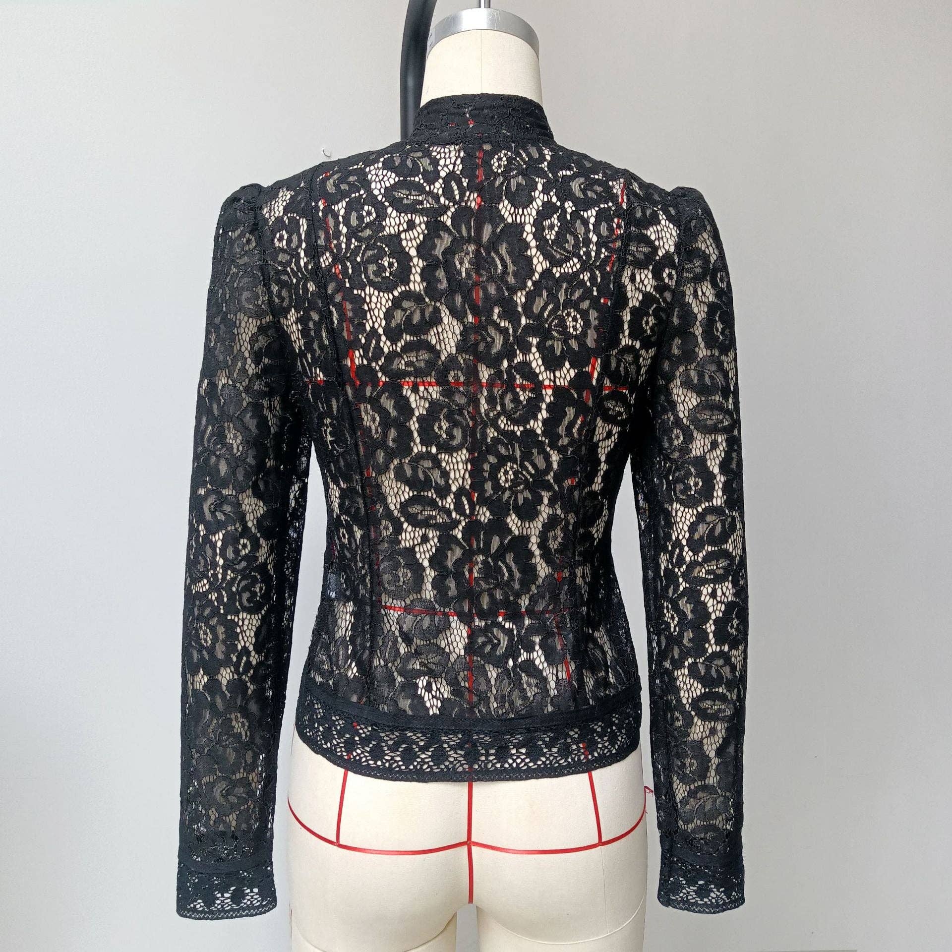 The Lenora Lace Blouse