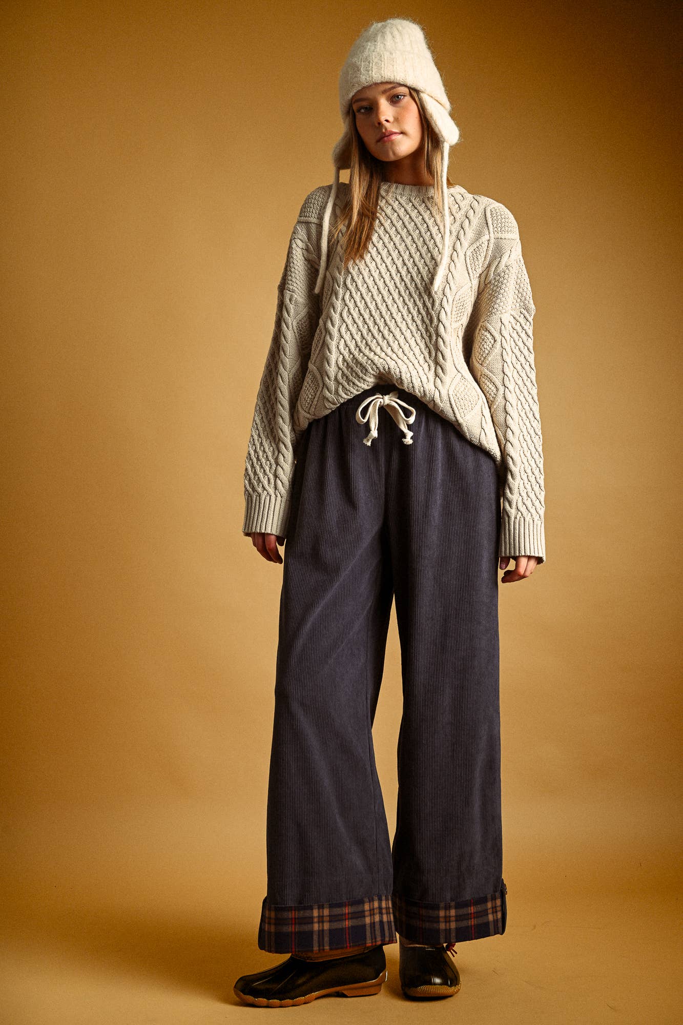 Brigitte Cable Knit Sweater