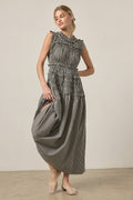 Gemma Gingham Maxi Dress