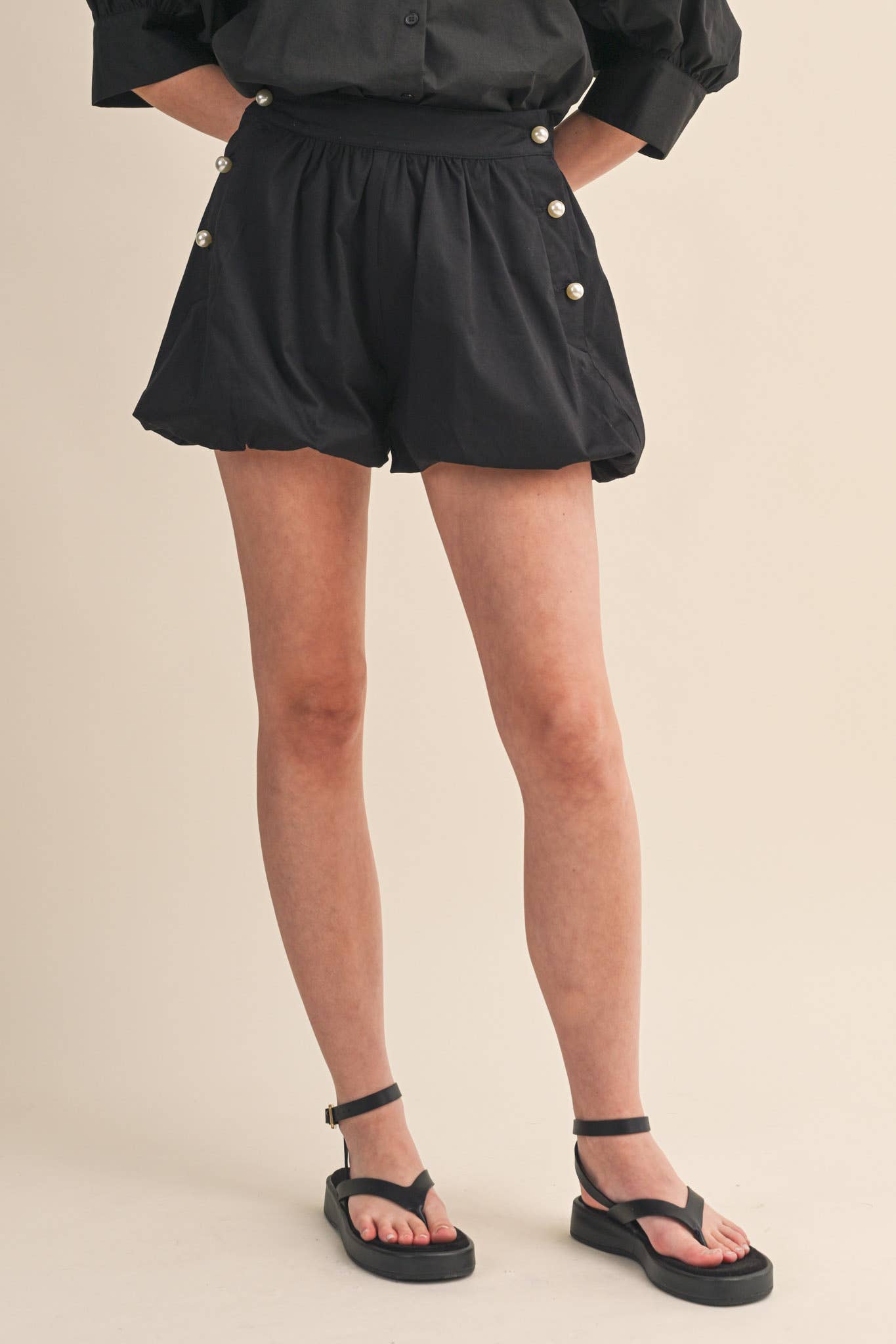 Lennox Bubble Hem Shorts