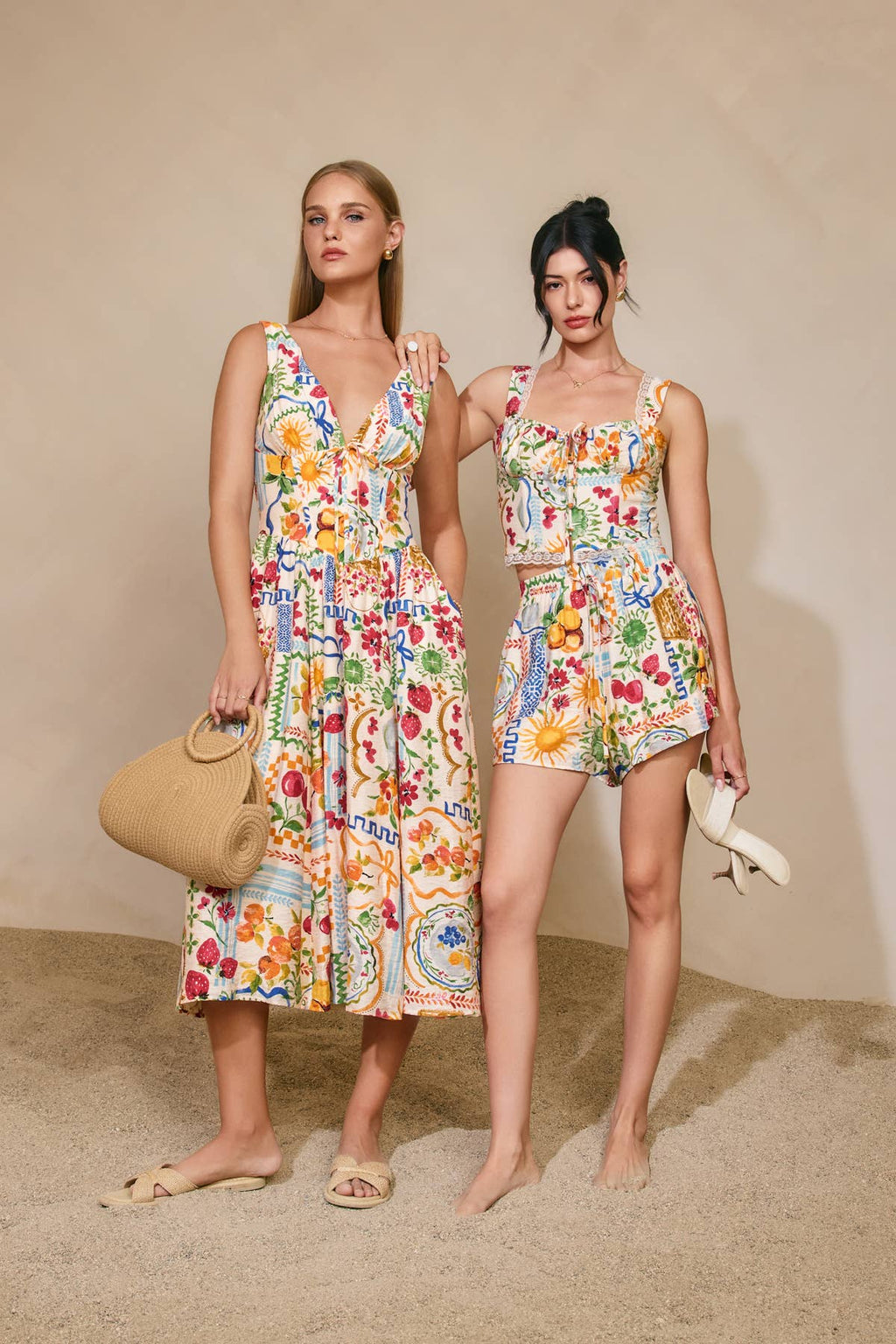 Isla Mediterranean Midi Dress