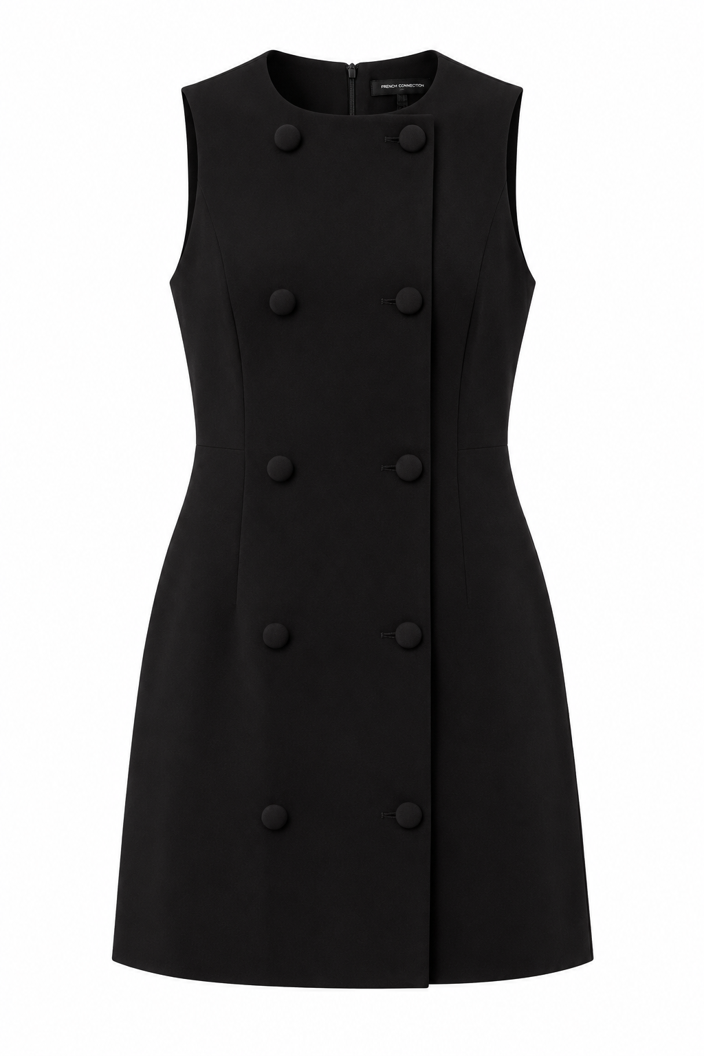 Amélie Button-Front Mini Dress