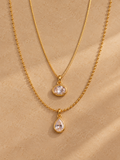 Antoinette Stone Charm Necklace