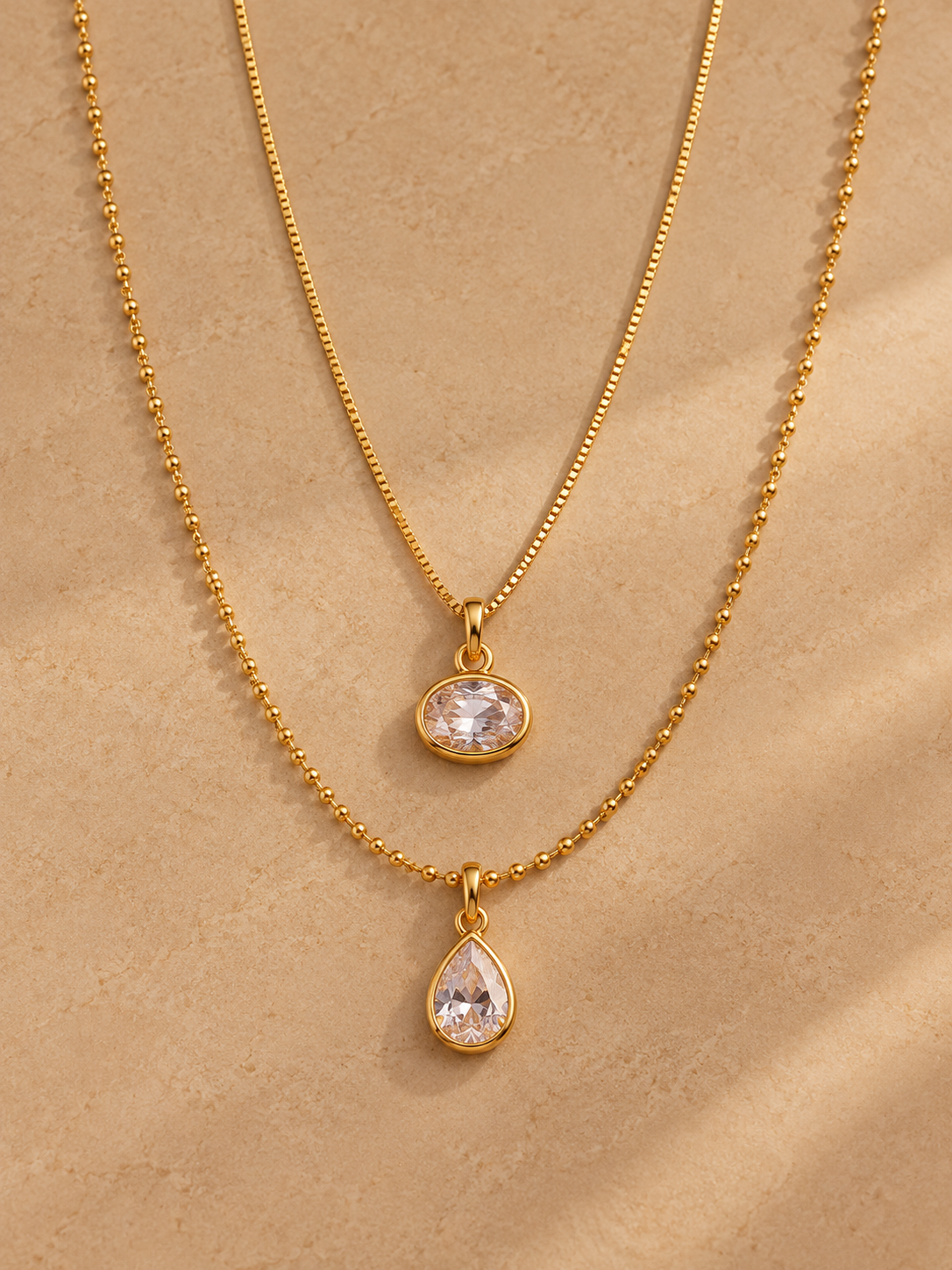 Antoinette Stone Charm Necklace