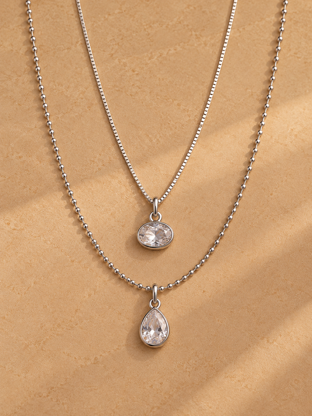 Antoinette Stone Charm Necklace