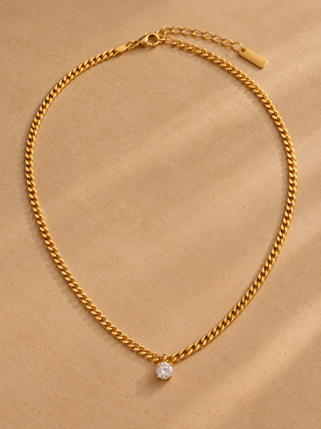 Bardot Stud Charm Necklace