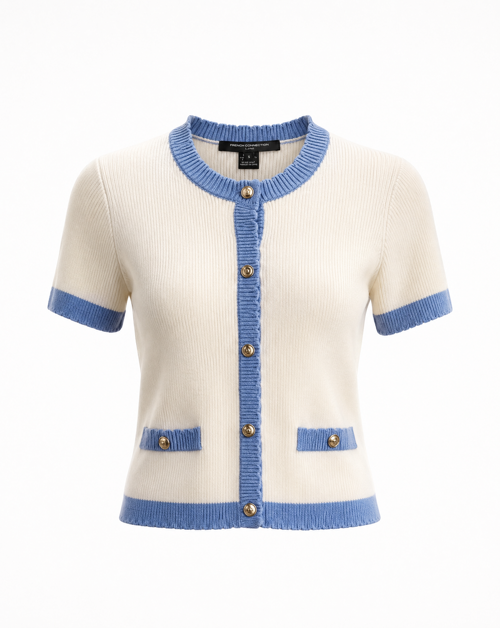 Bennett Rib Knit Short Sleeve Top