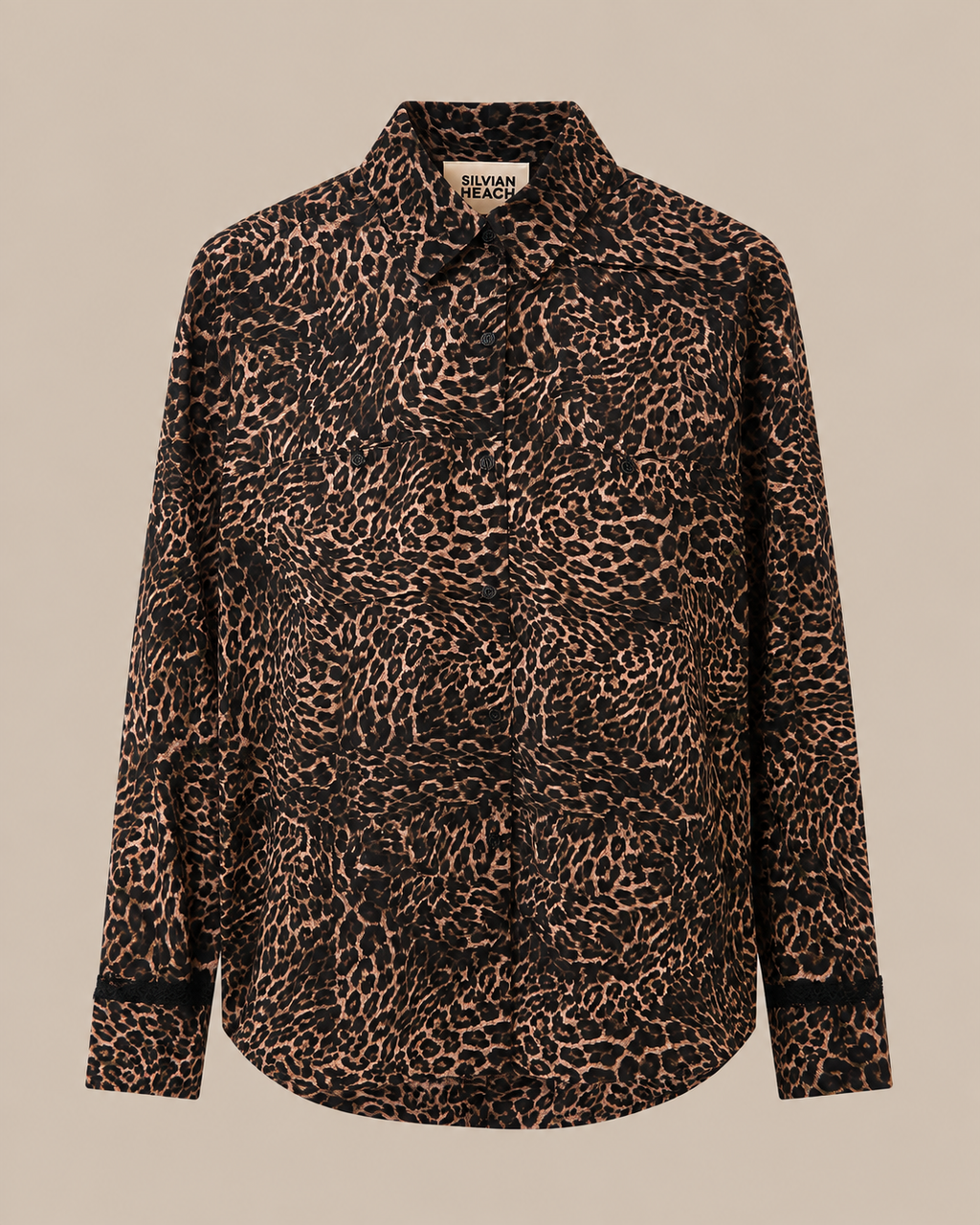 Bianca Leopard Button-Down