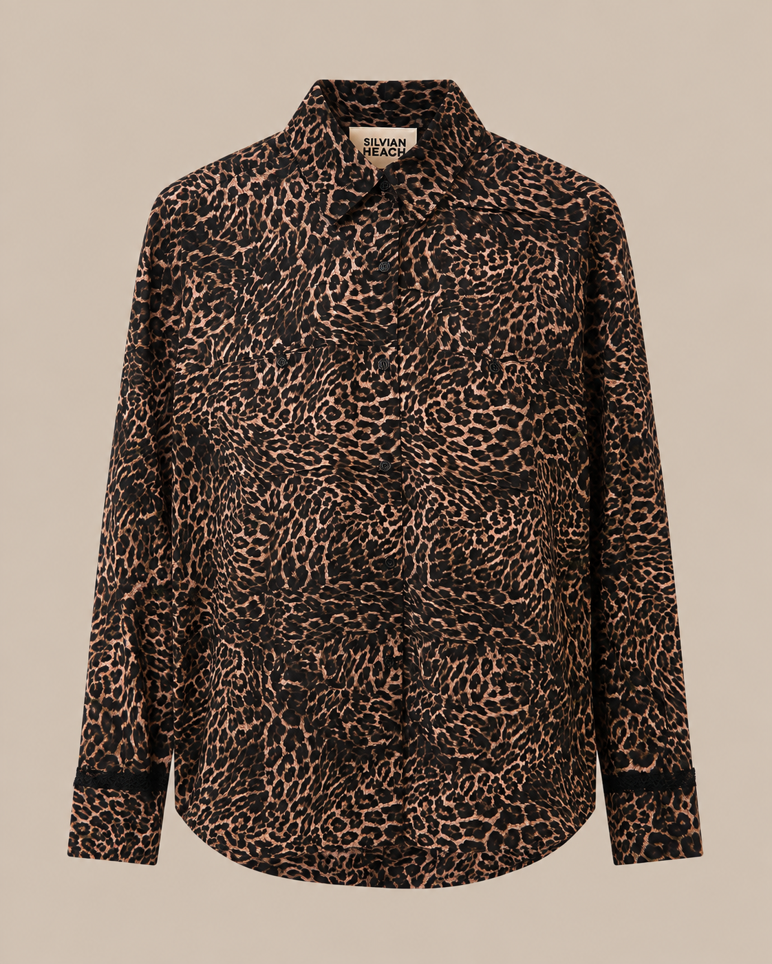 Bianca Leopard Button-Down