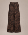 Bianca Leopard Wide-Leg Pants