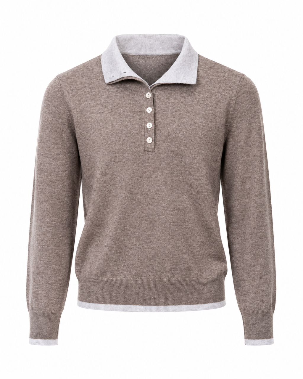 Camille Contrast Collar Sweater